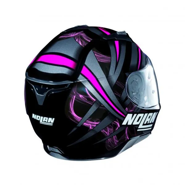 Nolan N87 LEDLIGHT schwarz-pink
